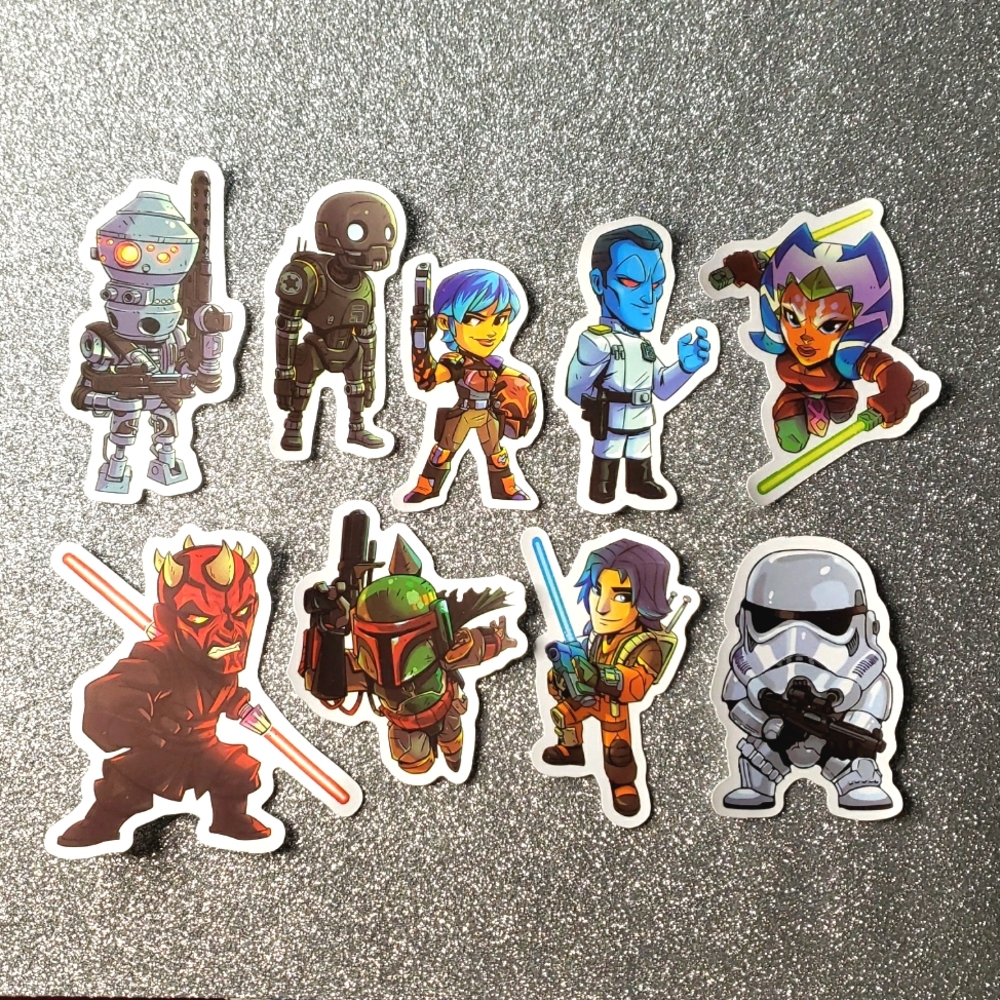 10/$10 STAR WARS waterproof Sticker